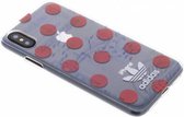 Adidas Originals Clear Backcover iPhone X / Xs hoesje - Rood