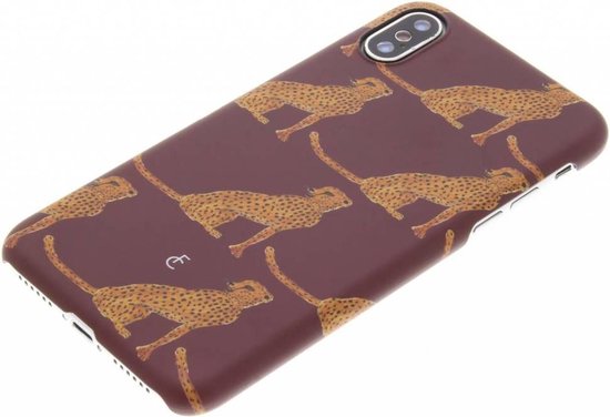 Fabienne Chapot Design Hardcase Backcover iPhone X Xs hoesje - Cheetah bol.com