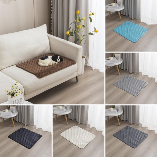 Fouvin 10 stuks knaagmat waterdichte deken, PIPI-pads voor cavia deken, wasbare huisdier PIPI-onderlaag kleindier slaapmat absorberend voor kleindier hamster puppy kat, 35x75cm