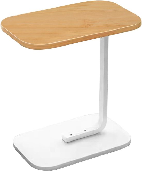 Hocus Picus - Bijzettafel - C-vorm - 60×37×45 Cm - Antiek Wit Hocus Picus - Bijzettafel - C-vorm - 60×37×45 Cm - Antiek Wit