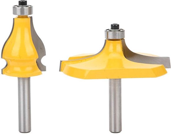 SpeTool 5 Stück Schaftfräser Eingestellt R0,25, 3,175mm (1/8) Schaft 2