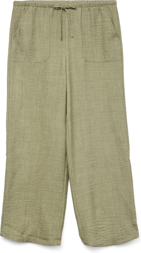 Pantalon Vero Moda Vmmelaney Hw Loose Pant Wvn Ga Noos 10316385 Couronne de laurier/mélange Taille femme - XS
