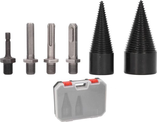 Rouzin Handhoutsplijter, wandhoutsplijter, wandwandhouder, aanbouwhoutsplijtgereedschap voor buiten en binnen, houtsplijter, handmatig met verlenggreep voor binnen en buiten