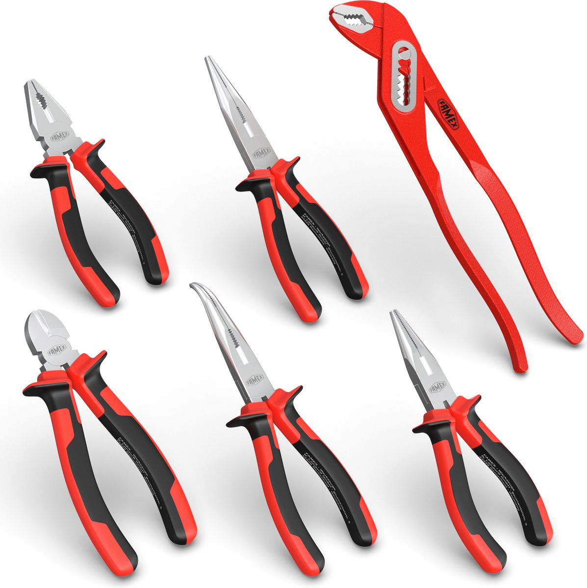 FAMEX 3957-6 Tangenset 6-delig - HQ