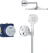 Bol.com GROHE QuickFix Precision SmartControl inbouw douchesysteem - Rond bedieningspaneel - Chroom aanbieding