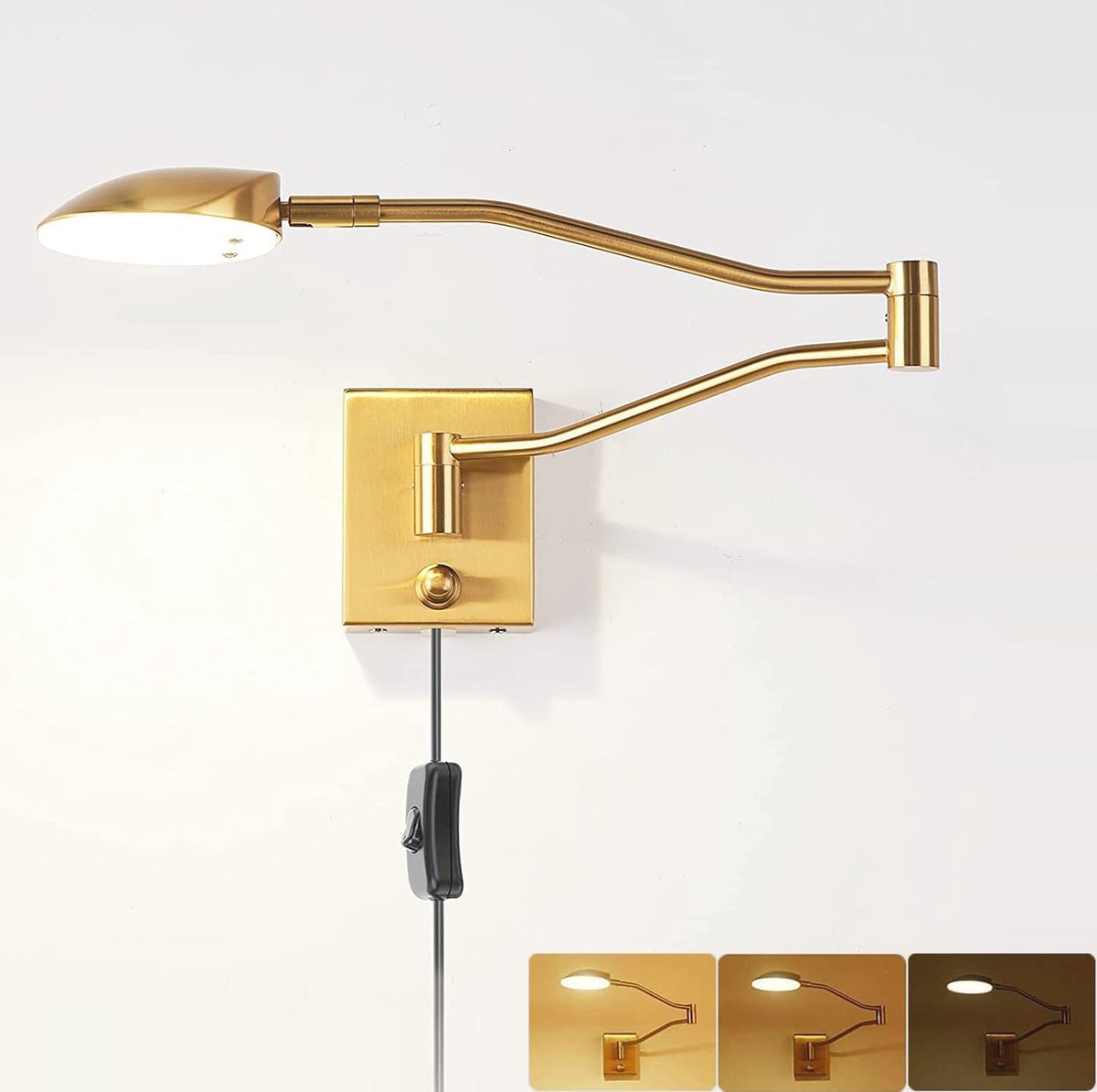 Verstelbare Gordijnroede 76 cm tot 350 cm - Zilvere Heavy Duty Gordijnstang voor Kantoor en Thuis