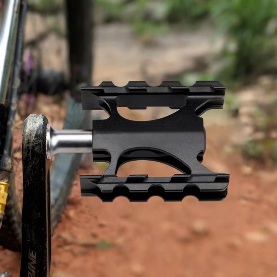 CXWXC Bicycle Pedals with Reflectors - MTB Aluminum Alloy