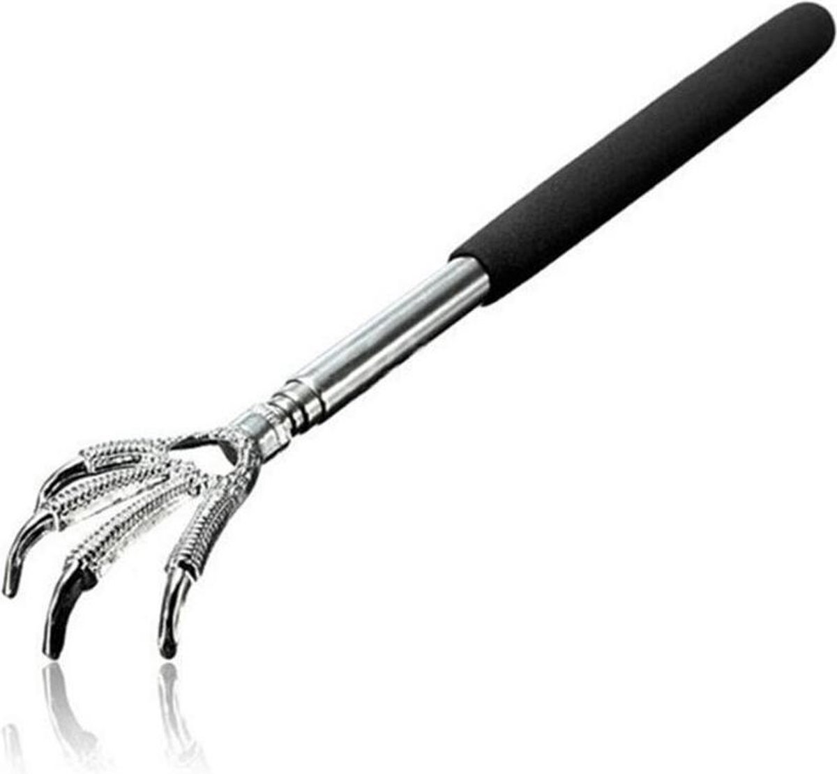 Goedkoopste Scoby - Ruggenkrabber - Uitschuifbare Massagekrabber - Kraaienpoot - Telescopische Krabber - Verstelbaar voor Jeuk - Back Scratcher - Zwart