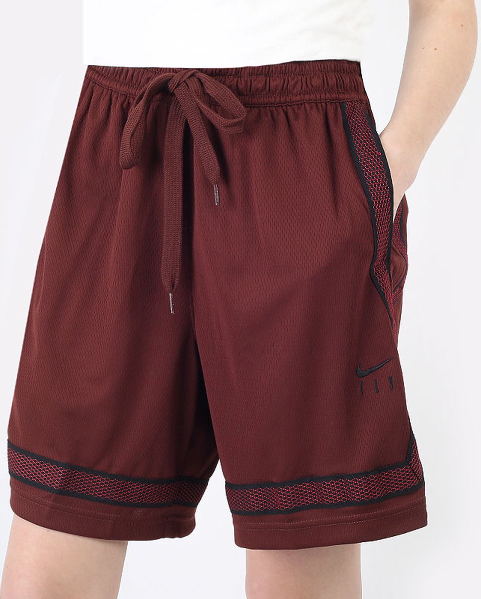 Nike Air Jordan Basketball Short voor dames bordeauxrood Multicolor
