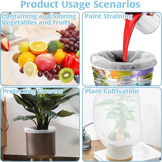 Verfzeef, 10Pcs Verf Zeef Zakken 5 Gallon, Fijn Mesh Met Elastische Top Opening Wegwerp Voor Tuinieren Gallon 2572213726 Verfzeef, 10Pcs Verf Zeef Zakken 5 Gallon, Fijn Mesh Met Elastische Top Opening Wegwerp Voor Tuinieren Gallon 2572213726