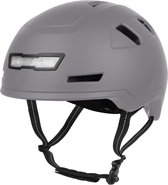VINZ Nevis Speed Pedelec Helm Titanium | NTA 8776 goedgekeurd | Snorfiets helm Snorscooter | Geschikt voor Helmplicht Blauw Kenteken - L