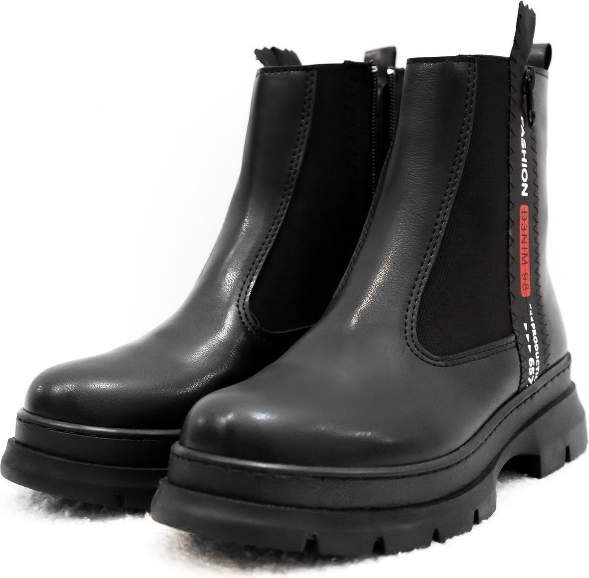Efrin Edge Chelsea Boots - Zwart