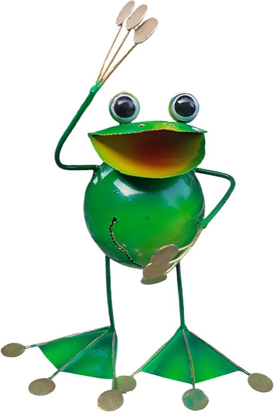 Floz Design metalen kikkerbeeld voor decoratie