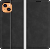 Coque pour iPhone 13 - Bookcase portefeuille de Luxe (fermeture magnétique) - Zwart - Étui pour téléphone portable - Étui de téléphone Convient pour : iPhone 13