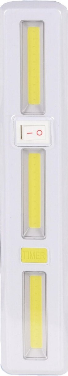FX light Kastlampen - met schakelaar - LED lampen - wit - 24 x 4.2 cm - met magneten te bevestigen