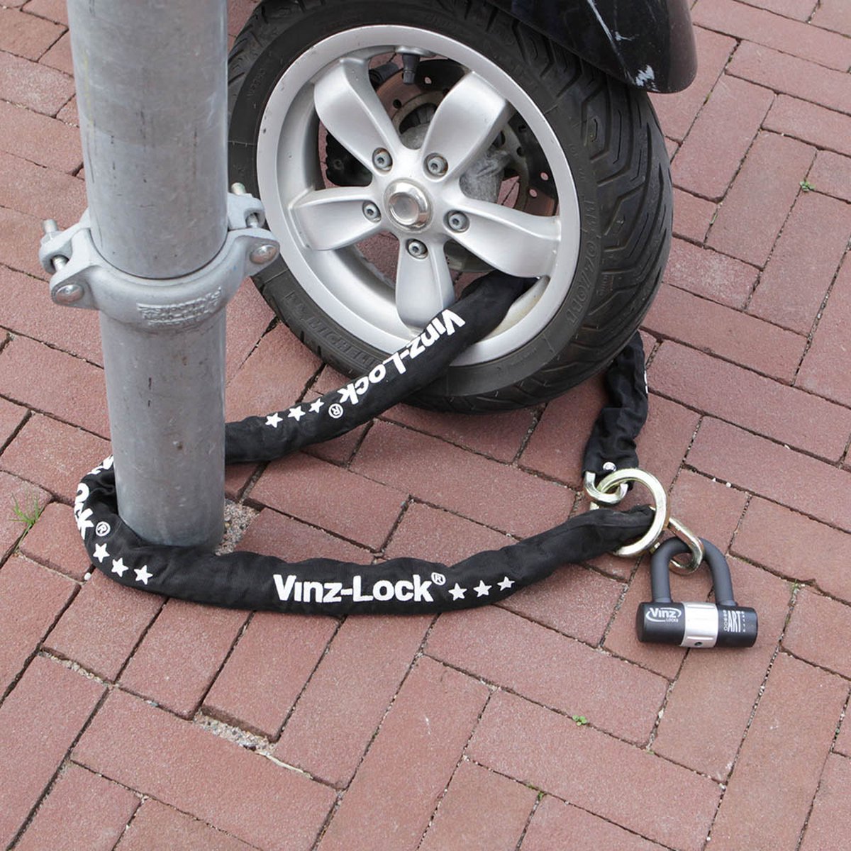 VINZ Kungur Scooterslot ART 3 - 300cm (past door spaakwiel) thumbnail 5
