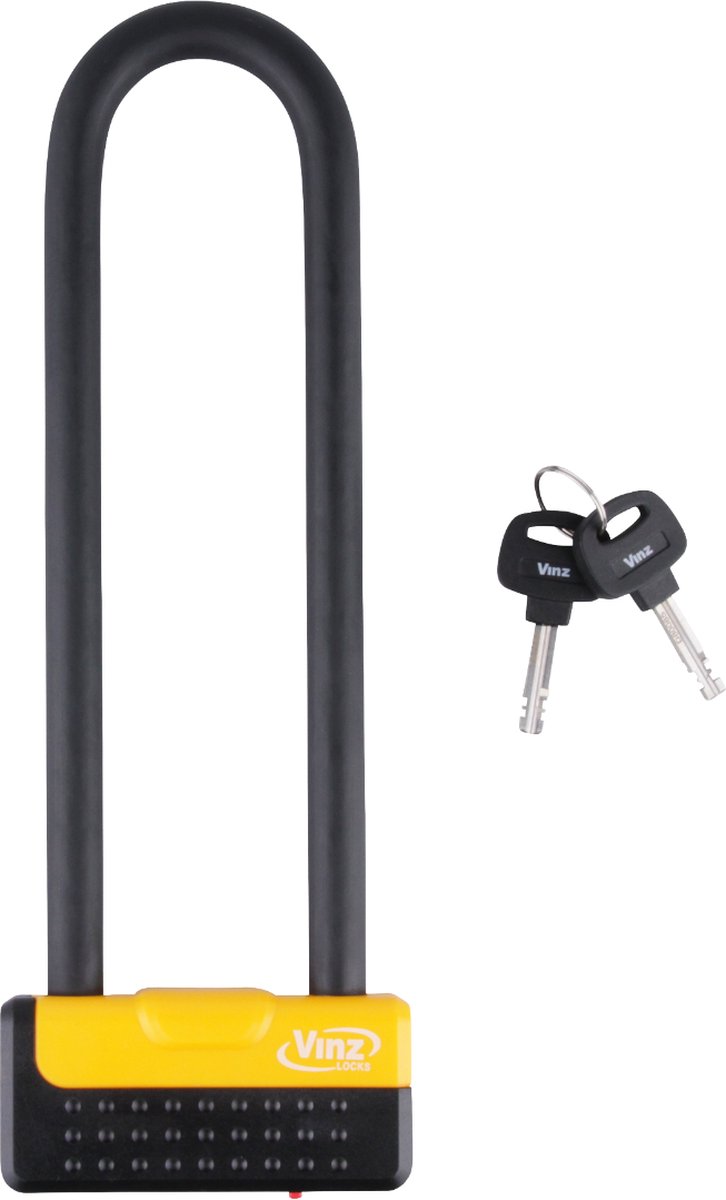VINZ Pomerape Beugelslot / Fietsslot 13mm - 29cm