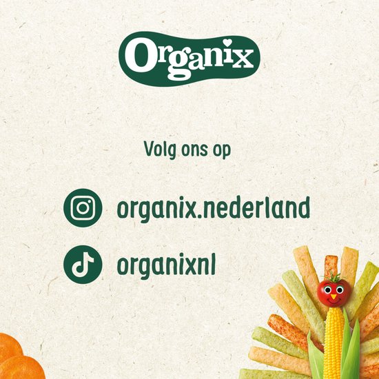 Organix Wortel Knabbels 6+m - Babymaaltijd - Snack - 16 x 20g - Voordeelverpakking van Organix — afbeelding 5