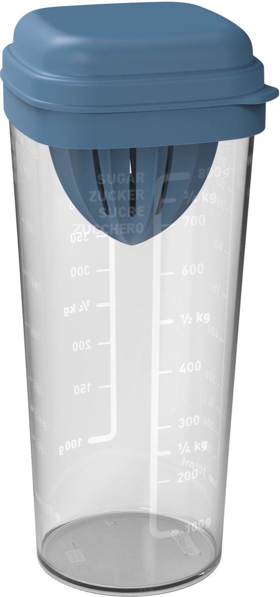 Goedkoopste Shaker met pers 1 L LOFT horizon blauw.