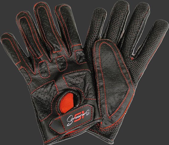 Gants sim racing femme noir/noir taille 6