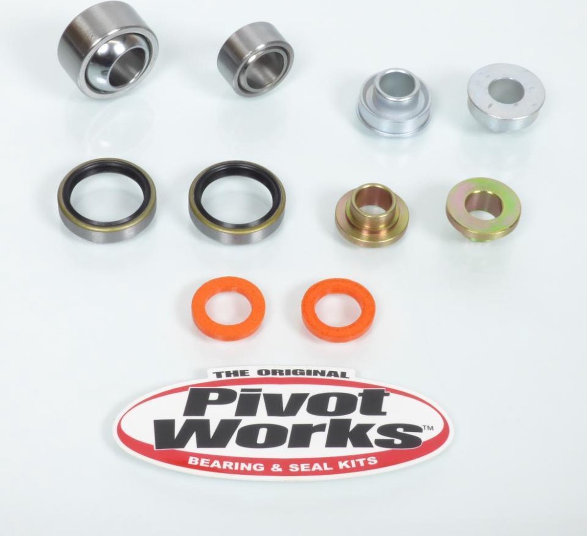 achterste schokdemper lager kit draaipunt werkt voor motorfiets ktm 300 exc 2002 tot 2016 pwshk-t03-521 rollende kit amort. nieuw