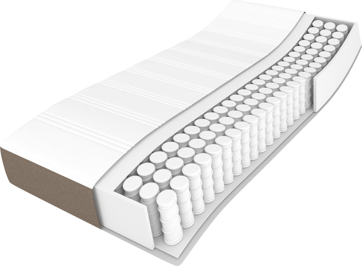 vidaXL Boxspring - Inclusief Matras en Topmatras - Taupe Boxspringbed - Boxspring - Slaapkamerinrichting - Tweepersoonsbed - Pocketvering Matras