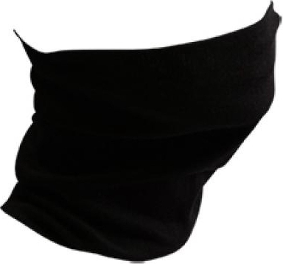 trendy nekwarmer voor in de auto neck tube black without s nieuw