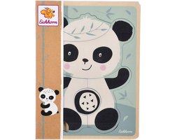 foto van Eichhorn Houten Vormenpuzzel Panda 5st.