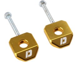 Kettingspanner Doppler voor Motor Derbi 50 Senda Sm Drd Evo Ø12mm / goud Nieuw