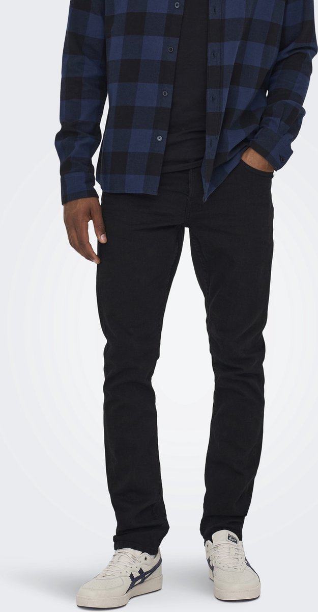 ONLY&SONS - ONSLOOM SLIM BLACK 0448 PIM DNM NOOS - Heren - Jeans