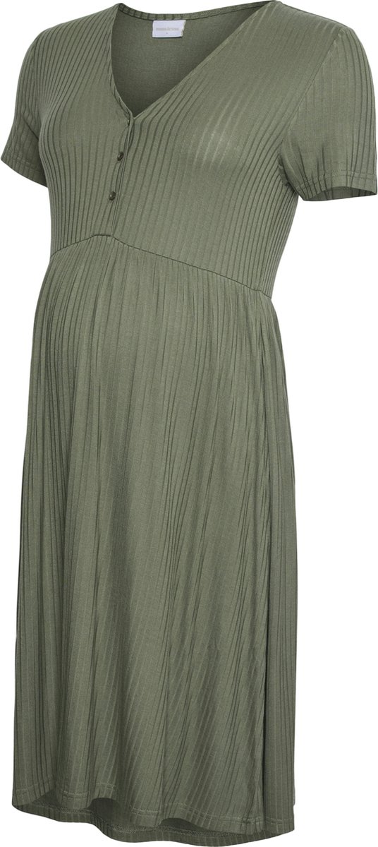 Mamalicious Mama Licious Jurk MLTRINITY Zwangerschapsjurk agave green