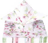Tafelloper van macramé, boho, katoenen vlas, tafelloper met kwasten, 30