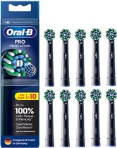 Bol.com Oral-B Pro Cross Action Opzetborstels Zwart 10 stuks aanbieding