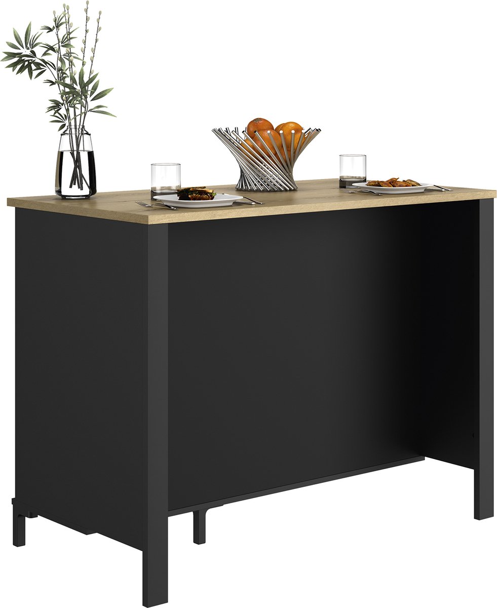 Barmeubel Manchester | 120 X 66 X 93 Cm | Helvezia Oak-design