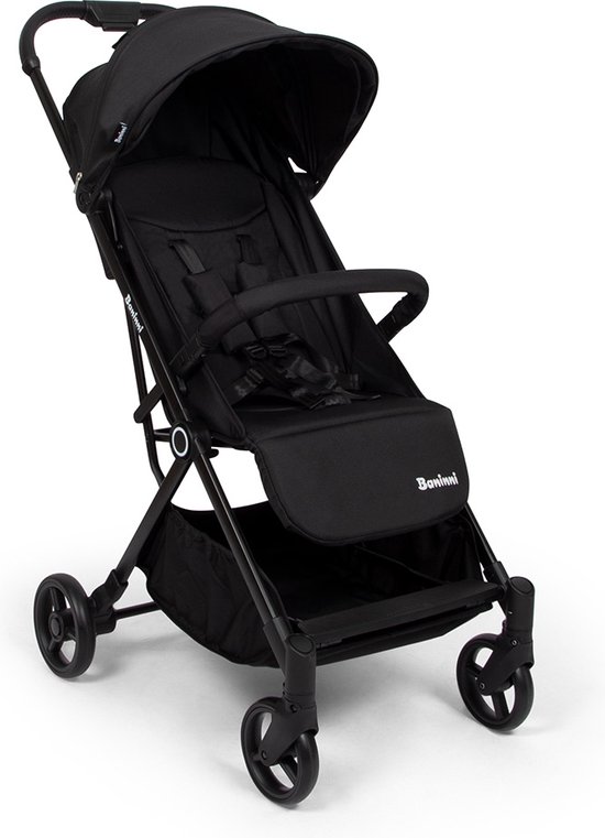 Baninni Automatisch Inklapbare Wandelwagen Cero Zwart