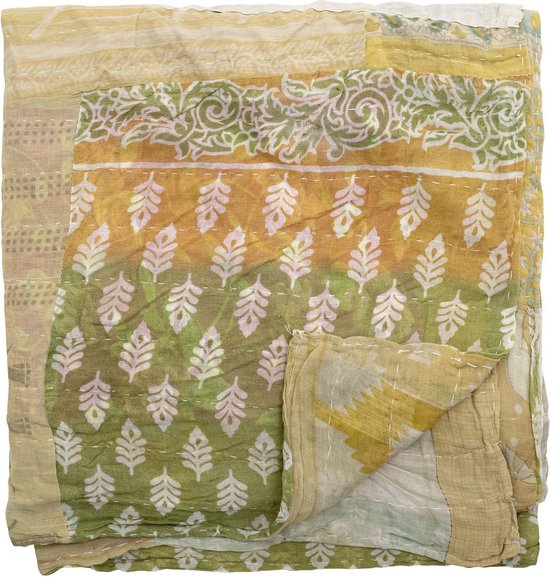 Plaid Sari geel 150x130cm