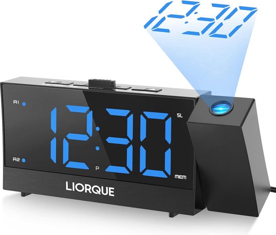 Digitale Wekker met LCD-scherm - Datum- en Temperatuurweergave
