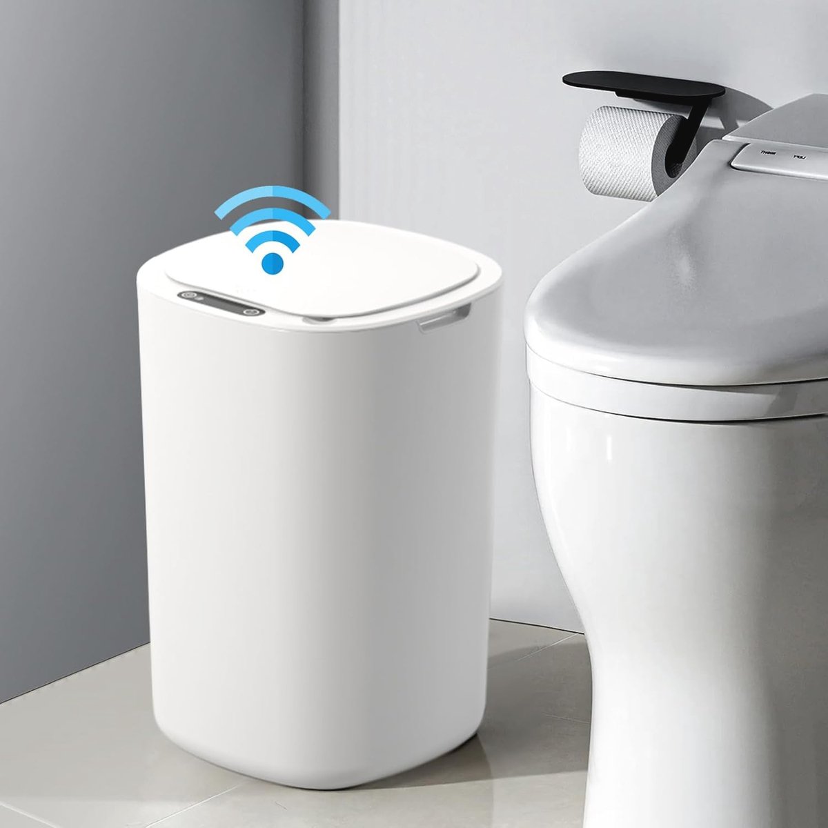 Automatische Vuilnisemmer met Sensor - 12 l Waterdichte Afvalbak voor Keuken, Badkamer en Kantoor