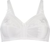 Hunkemöller Dames Lingerie Niet-voorgevormde bh zonder beugel Sara - Wit - maat B90