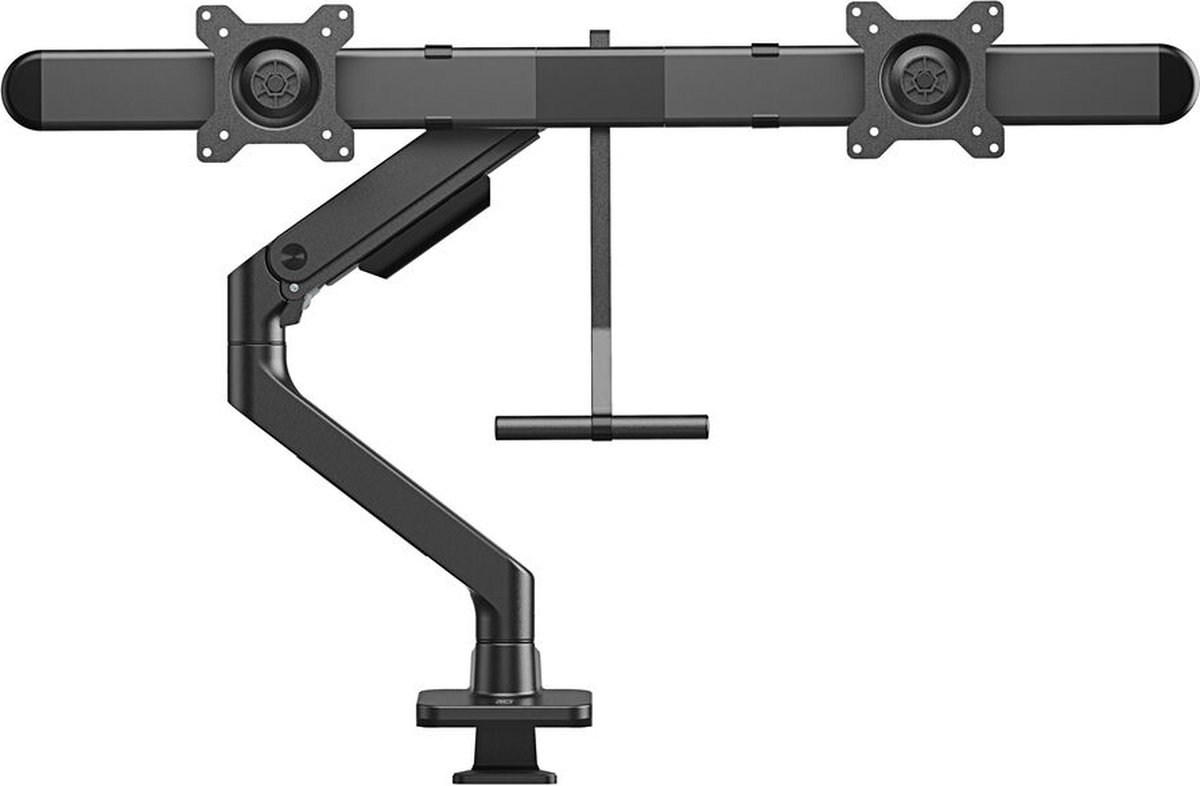 ACT Connectivity Monitorarm office premium, gasveer, crossbar, 2 monitoren monitorarm