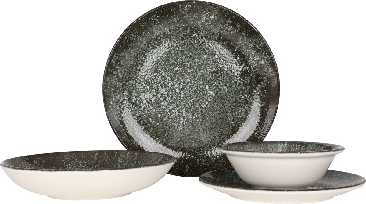 Bonna Serviesset (Medium) - Cosmos - 24 delig - 6 persoons - Porselein