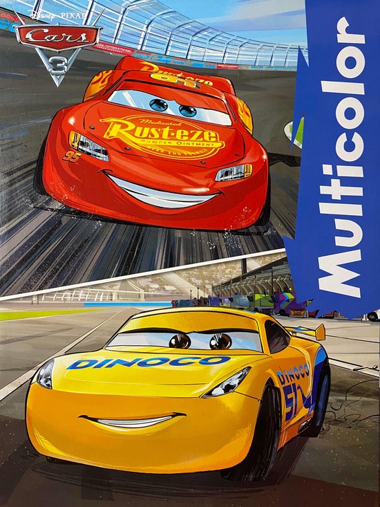 Disney Pixar Cars Kleurboek - Lightning McQueen & Cruz Ramirez - 32 ...