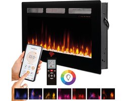 Dimplex Sierra 60 Sfeerhaard Elektrisch - Elektrische haard Cinewall, inbouw, wandmontage of…