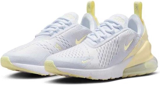 white and yellow nike air max 270