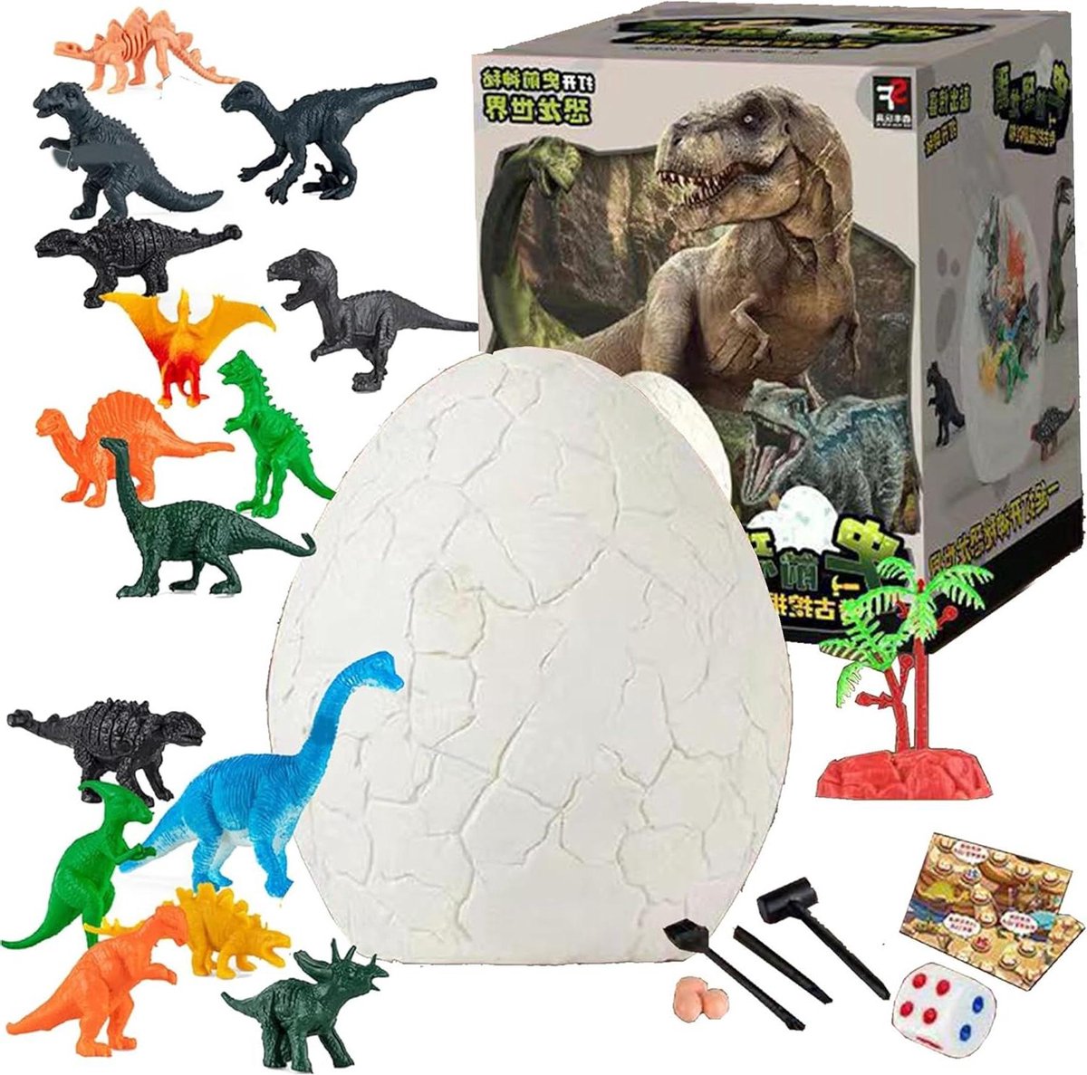 Goedkoopste Kids Toys - Dino Egg Adventure Chess Digging Kit - Excavation Kits for Children