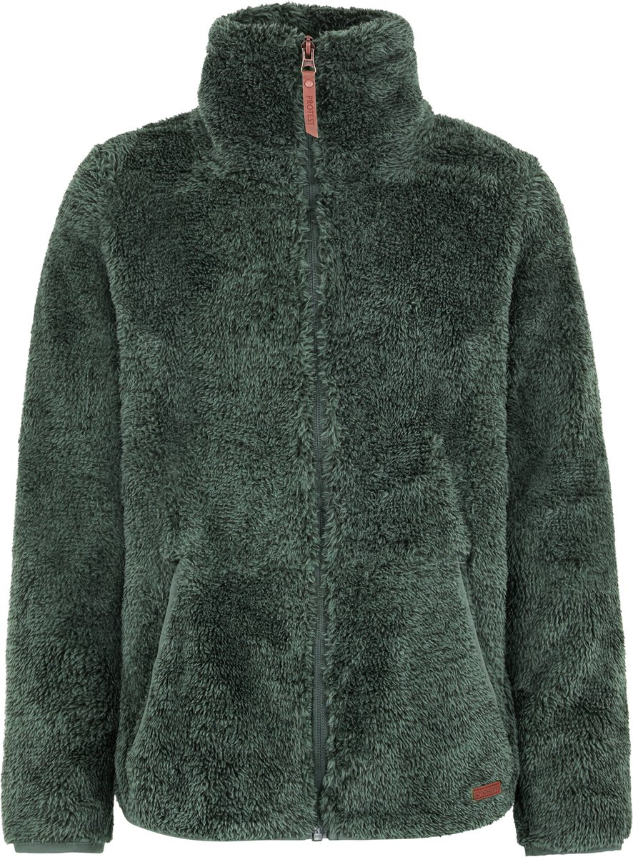 Protest Riri Fleece vest Meisjes High-pile fleece Rits Evergreen