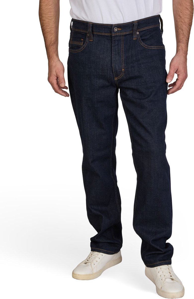 Mustang Heren Jeans Broeken Washington regular/straight Fit Blauw Volwassenen Denim Jeansbroek