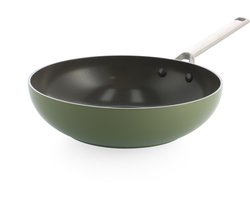 Sublime wok Olive Green 28 cm