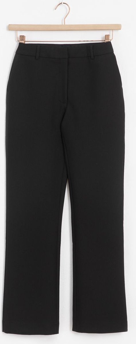 Sissy-Boy - Zwarte mid waist straight leg pantalon