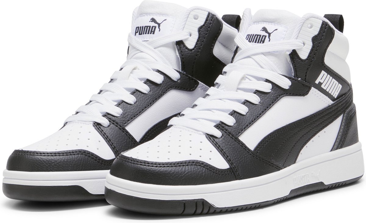 PUMA Puma Rebound V6 Mid Jr Unisex Sneakers PUMA -PUMA -Shadow Zwart